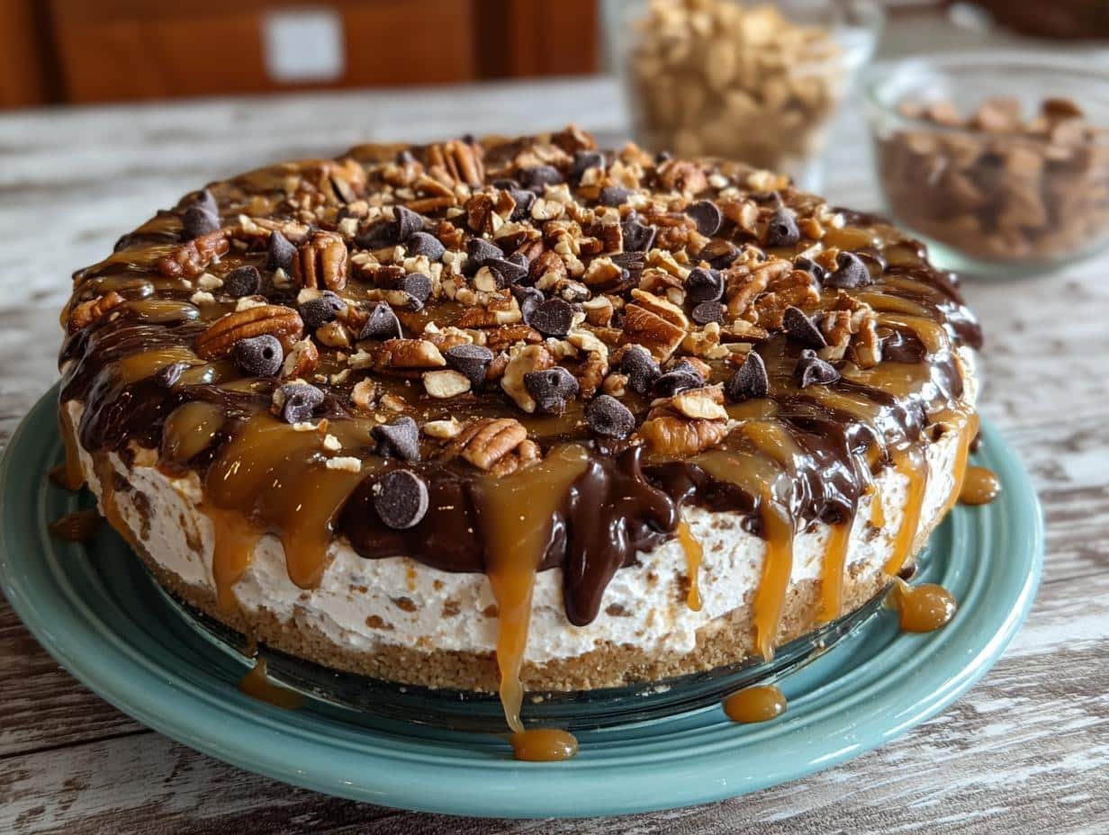 Turtle Cheesecake Dip