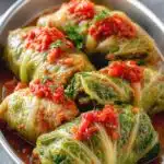 Vegetarian Stuffed Cabbage Rolls