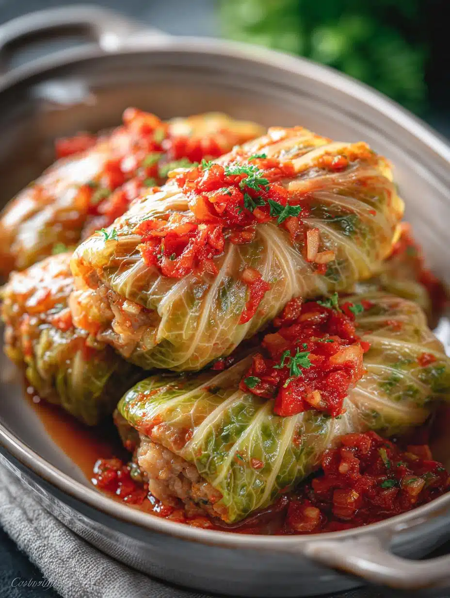 Delicious Vegetarian Stuffed Cabbage Rolls Recipe - Vegetarian Stuffed Cabbage Rolls - additional detail
