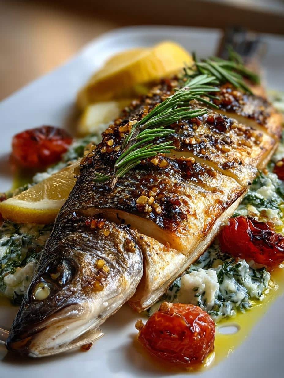 Whole Roasted Branzino with Lemon: The Perfect Dish - Whole Roasted Branzino with - additional detail