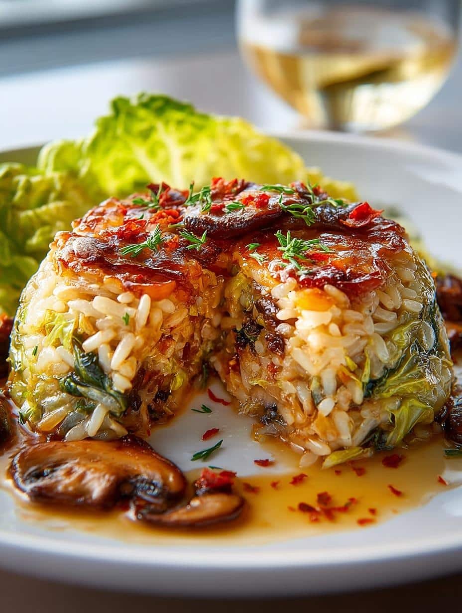 Wild Rice Mushroom Stuffed Cabbage Rolls: 5 Savory Secrets 2 Wild Rice Mushroom Stuffed Cabbage Rolls: 5 Savory Secrets - Wild Rice Mushroom Stuffed - main visual representation