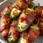 Bacon Wrapped Jalapeno Poppers