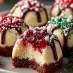Bake Christmas Cheesecake Bites