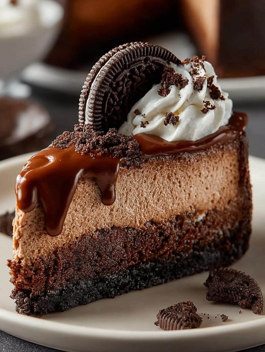 Bake Oreo Nutella Cheesecake: 12 Irresistible Layers - Bake Oreo Nutella Cheesecake - additional detail