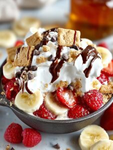 Banana Split Smores Dip