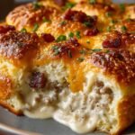 Biscuits Gravy Breakfast Casserole
