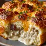 Biscuits Gravy Breakfast Casserole