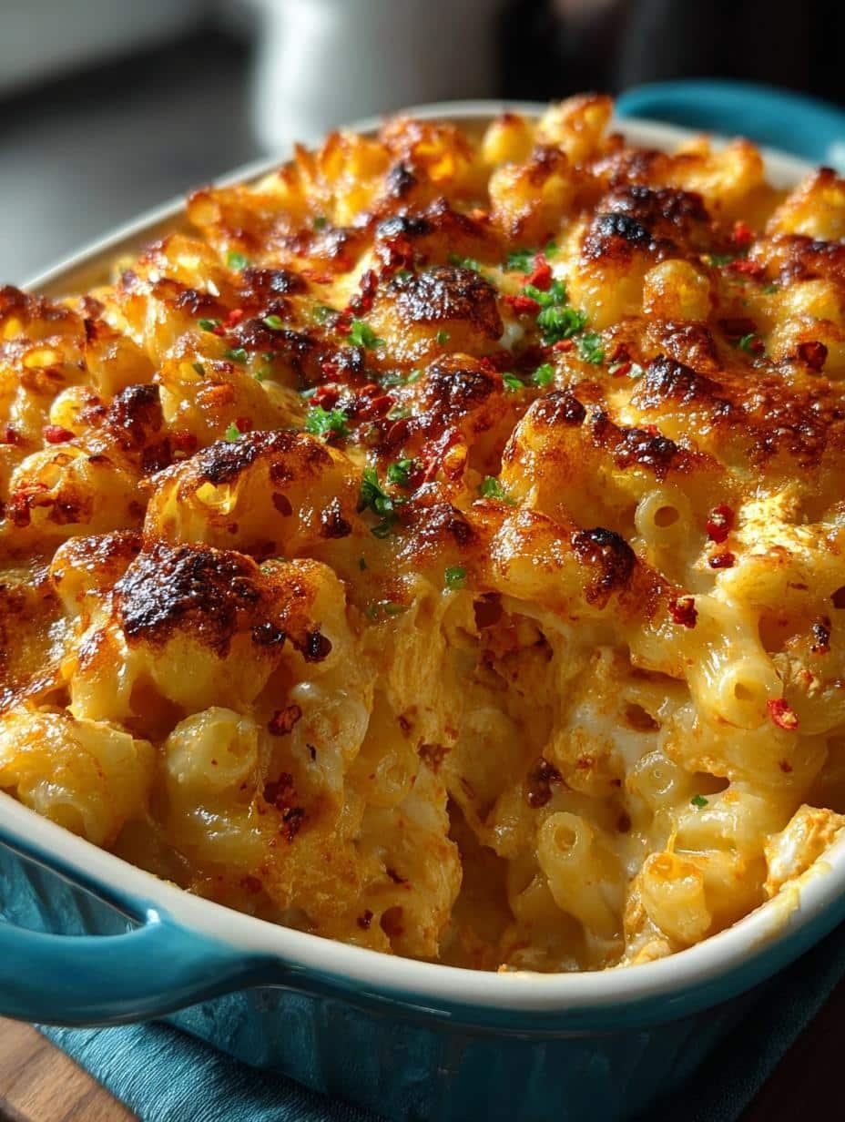 Buffalo Chicken Mac Cheese