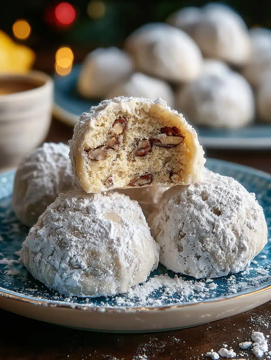 Buttery Pecan Snowball Cookies That Melt in Your Mouth - Buttery Pecan Snowball Cookies - additional detail