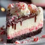 Candy Cane Bake Cheesecake