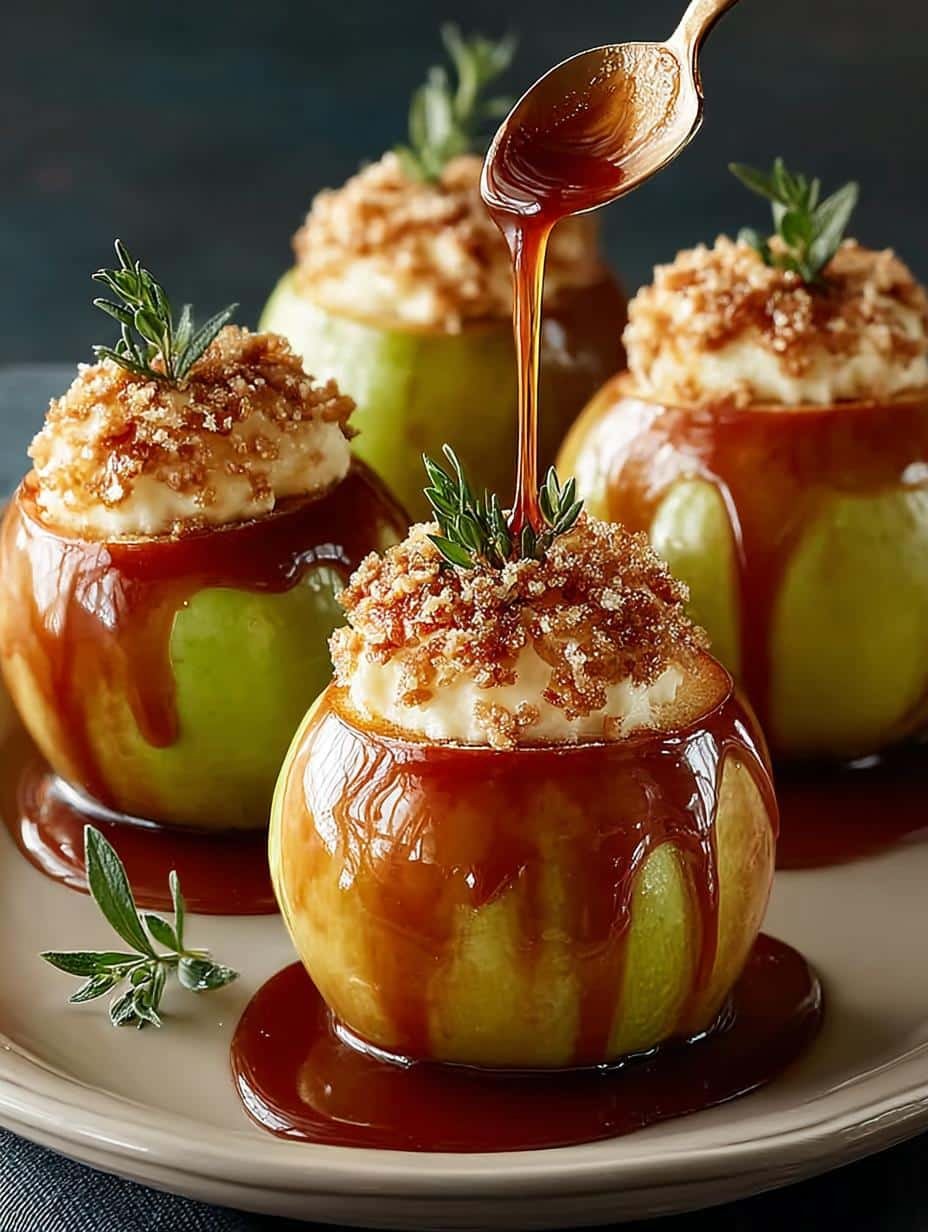 Caramel Stuffed Bloomin Apples: 4 Steps to Dessert Bliss 2 Caramel Stuffed Bloomin Apples: 4 Steps to Dessert Bliss - Caramel Stuffed Bloomin Apples - main visual representation