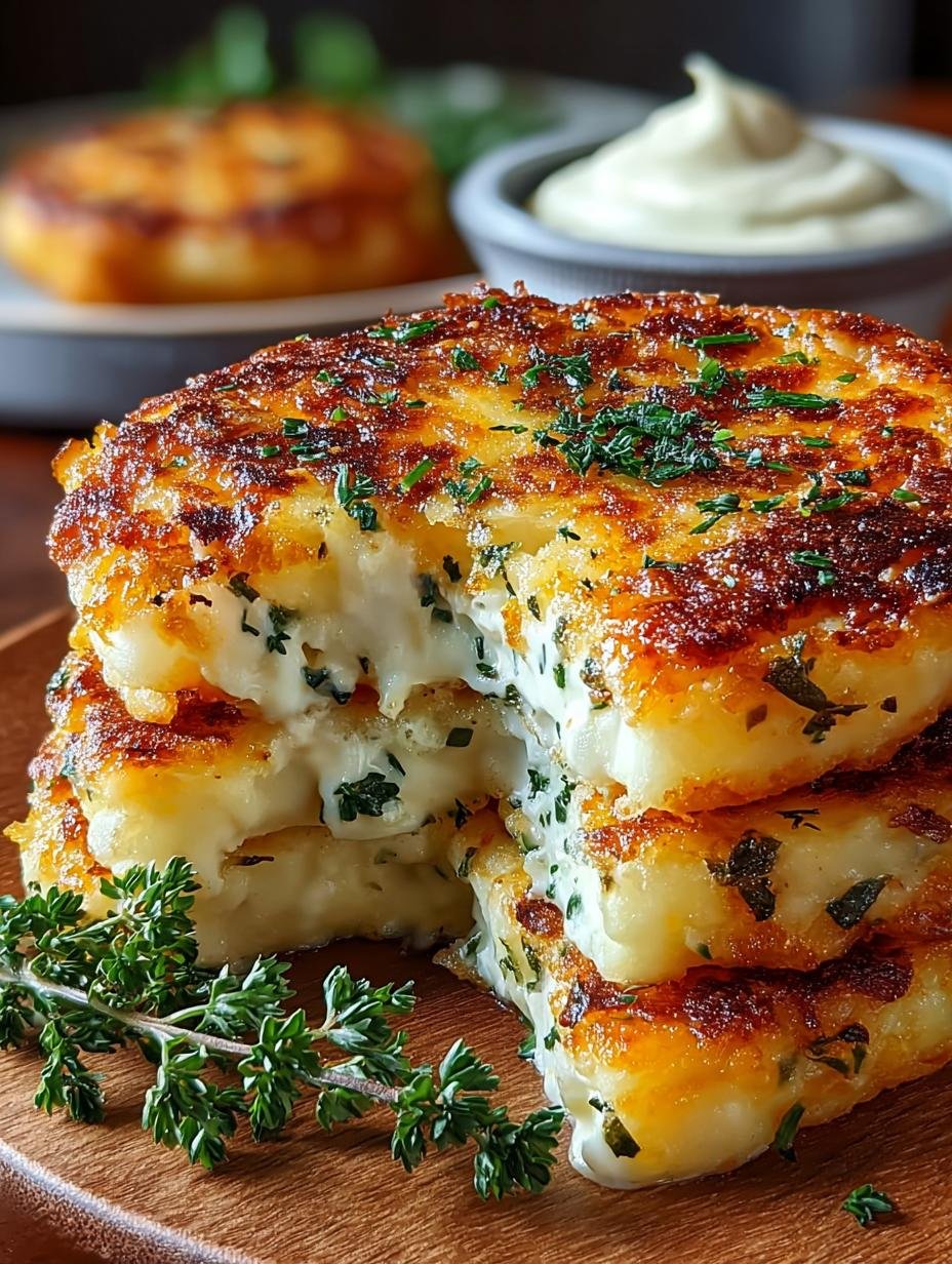 Cheesy Herb Mashed Potato