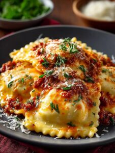 Cheesy Million Dollar Ravioli