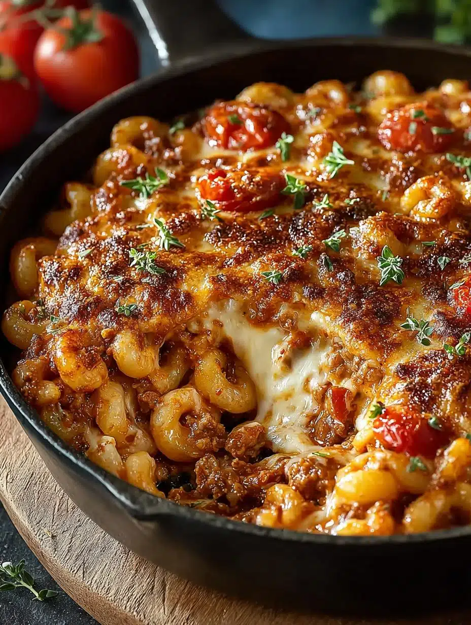 Cheesy One Pot American Goulash: Comfort Food Delight - Cheesy One Pot American - main visual representation