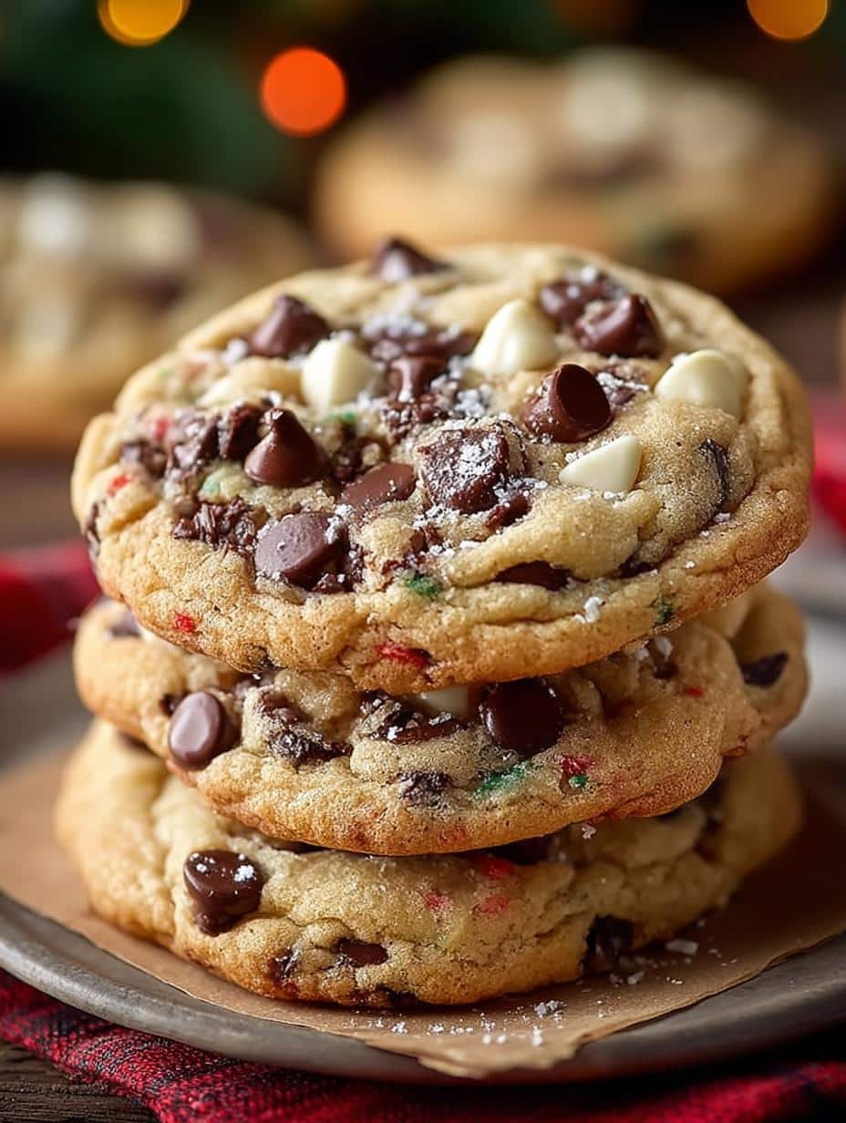Chocolate Chip Christmas Cookies