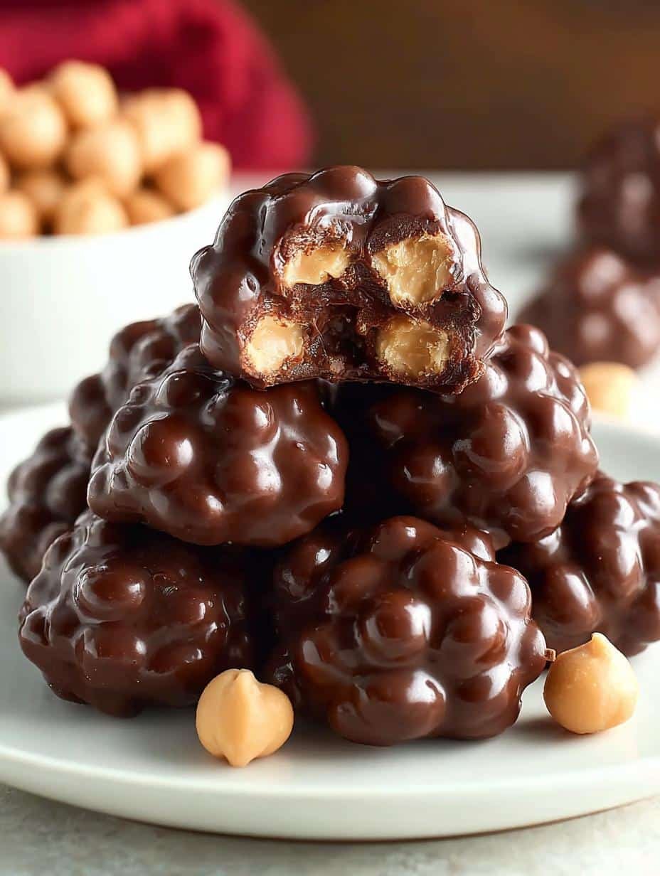 Chocolate Covered Chickpeas