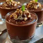 Chocolate Hazelnut Mousse Cups