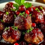 Christmas Cranberry Meatballs