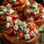 Christmas Wreath Bruschetta