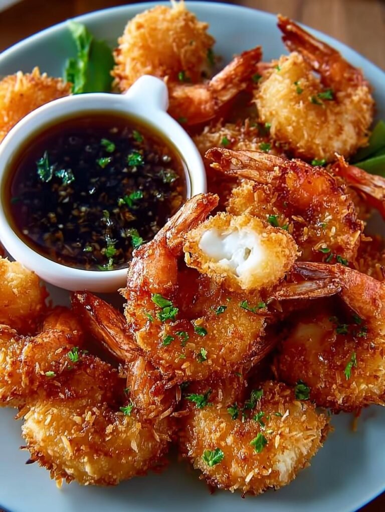 Coconut Shrimp with Honey