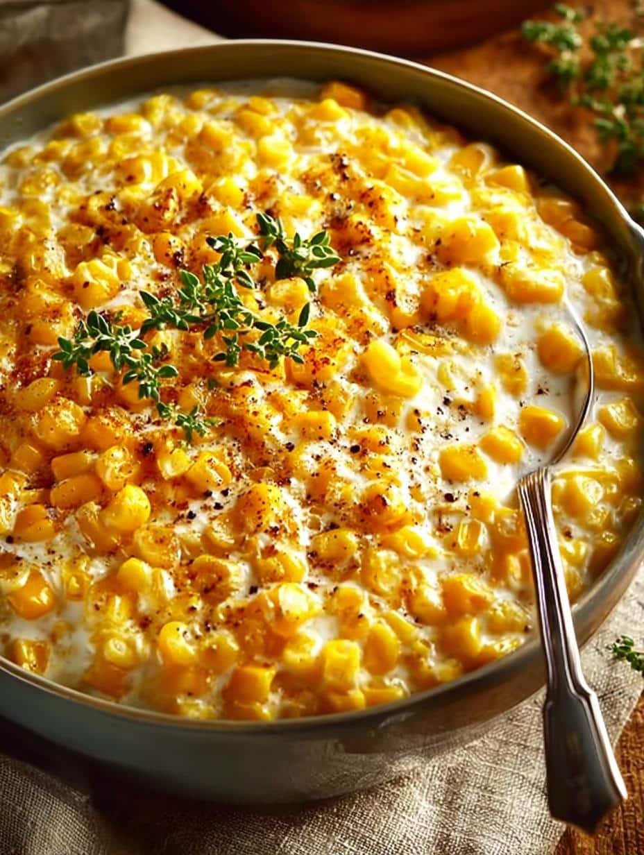 Creamed Corn: 5 Simple Steps to a Heavenly Side Dish - Creamed Corn - main visual representation