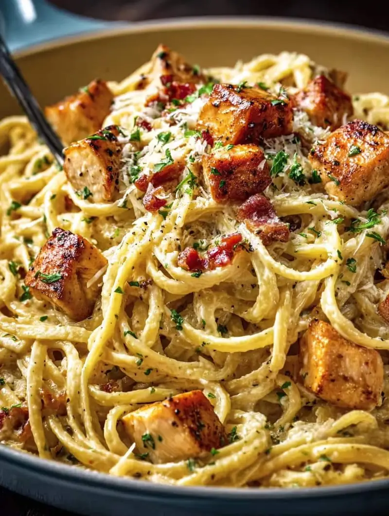Creamy Chicken Carbonara