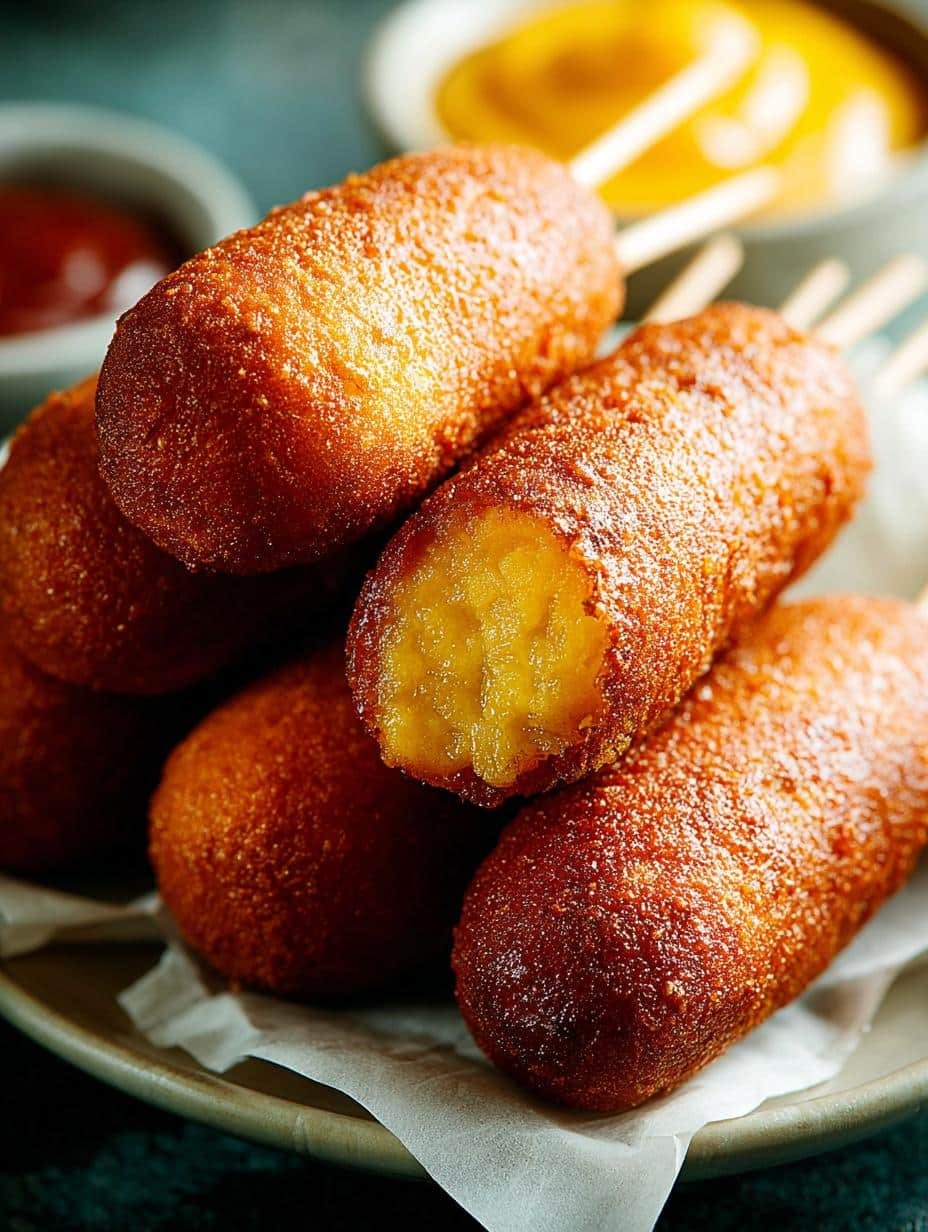 Crispy Corn Dogs Delight: 8 Steps to Perfection 3 Crispy Corn Dogs Delight: 8 Steps to Perfection - Crispy Corn Dogs Delight - additional detail