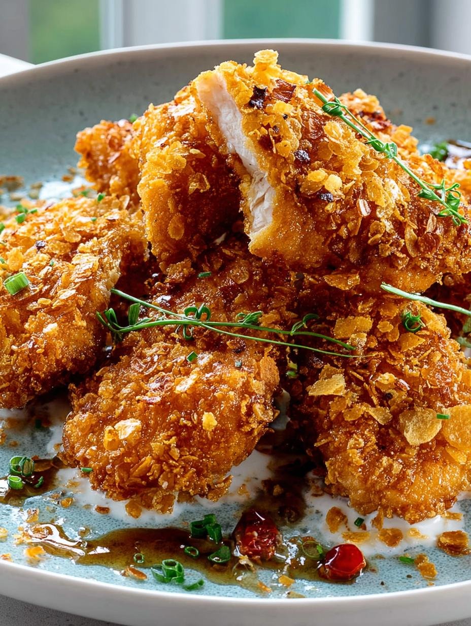 Crispy Cornflake Chicken Crunchy