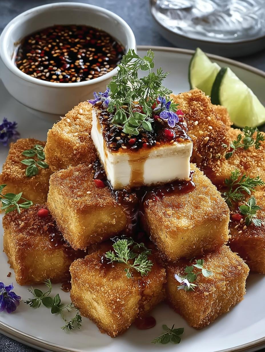 Super Crispy Fried Silken Tofu That Everyone Loves - Crispy Fried Silken Tofu - additional detail