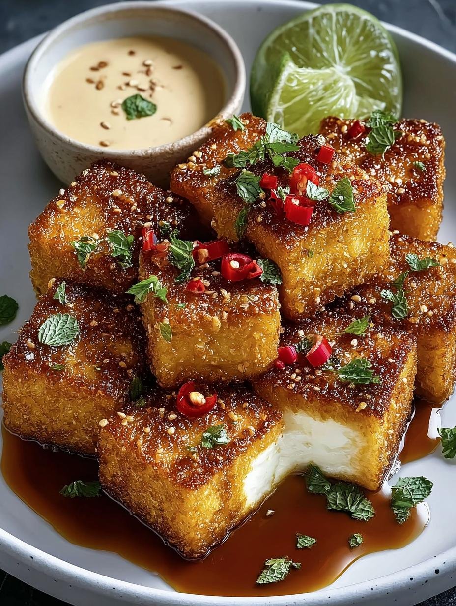 Crispy Fried Silken Tofu