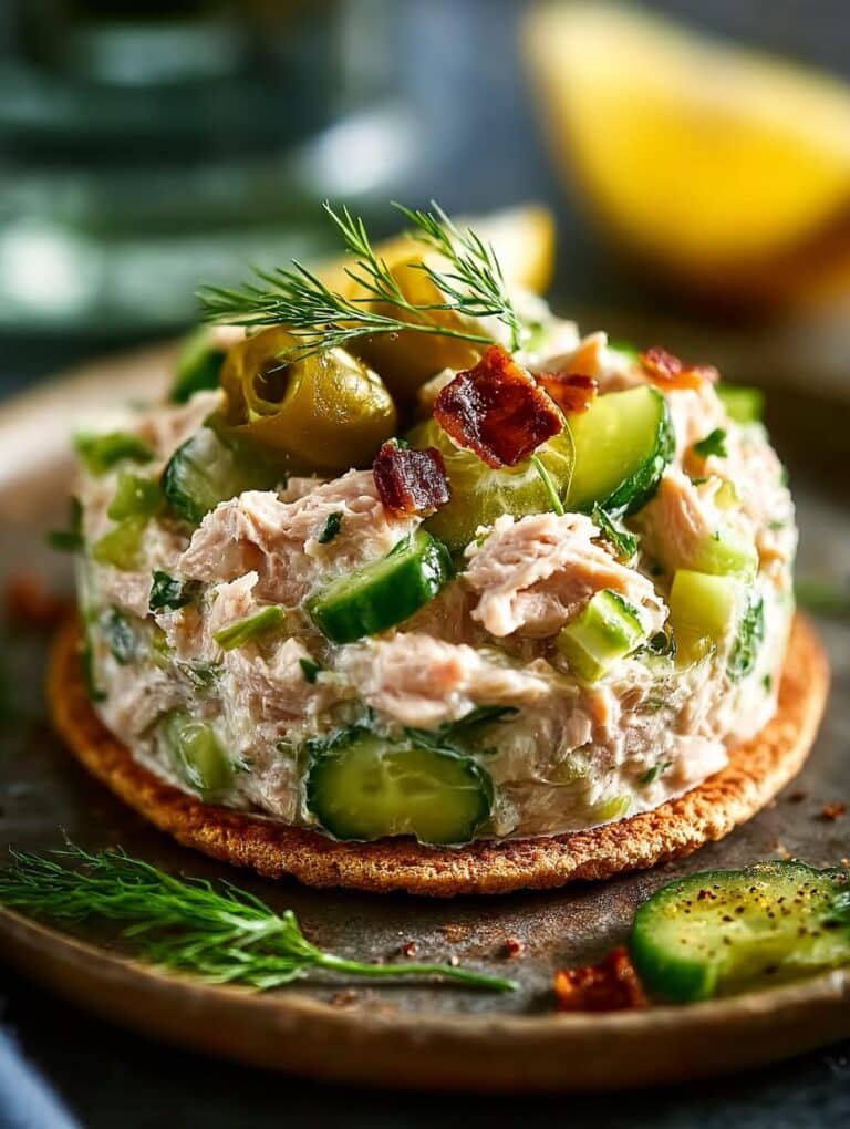 Dill Pickle Tuna Salad