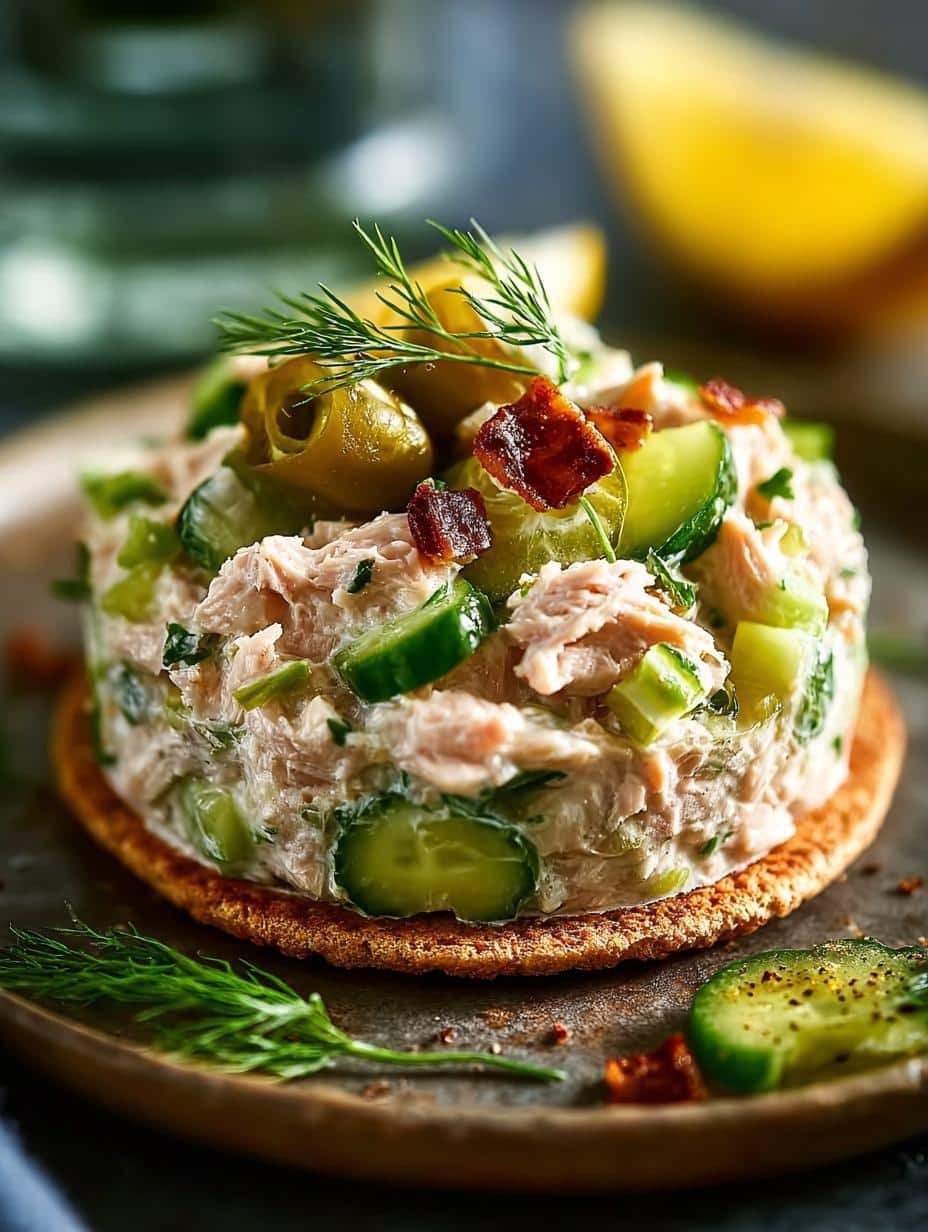 Dill Pickle Tuna Salad