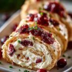Festive Christmas Cranberry Roll