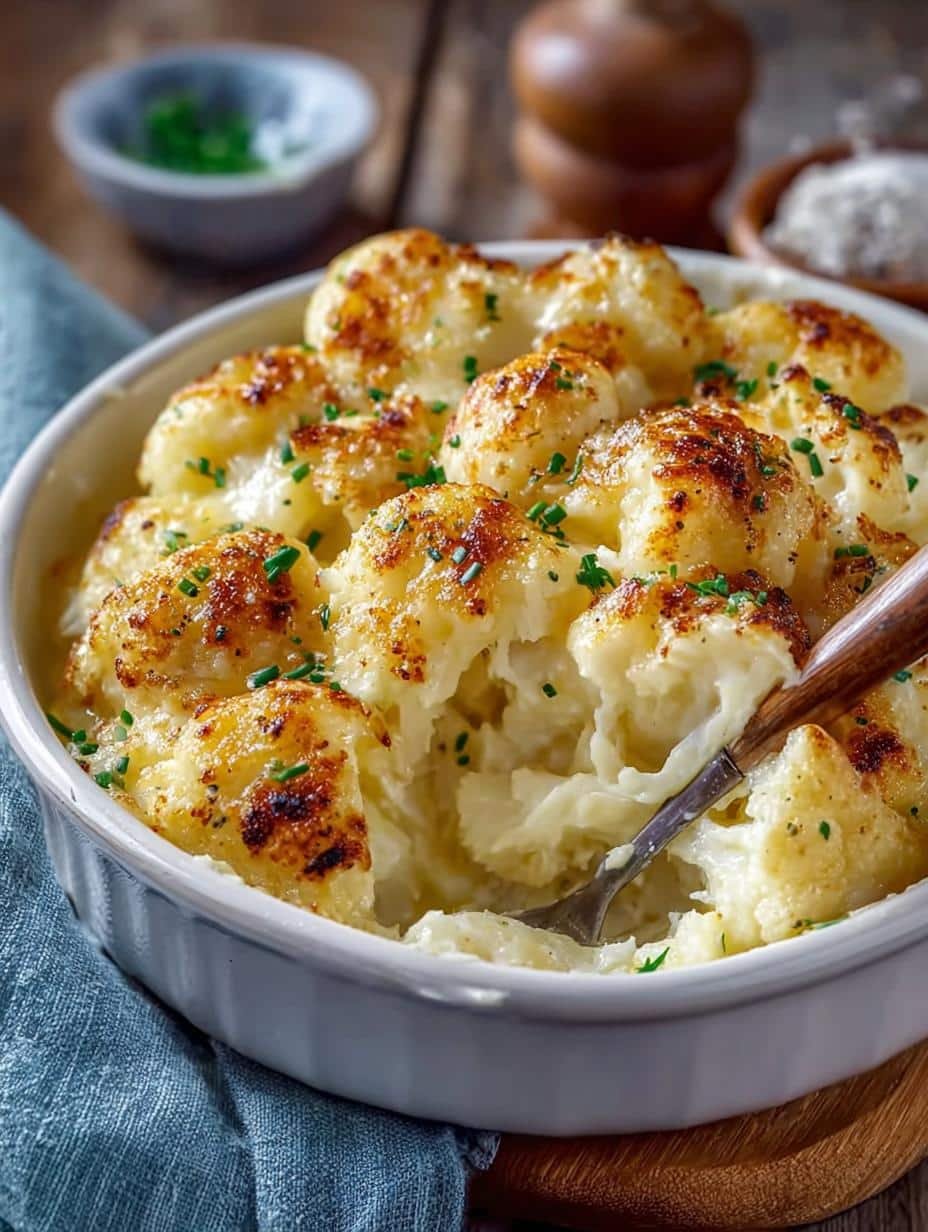 Irresistible Gluten Free Cauliflower Cheese for Comfort - Gluten Free Cauliflower Cheese - main visual representation