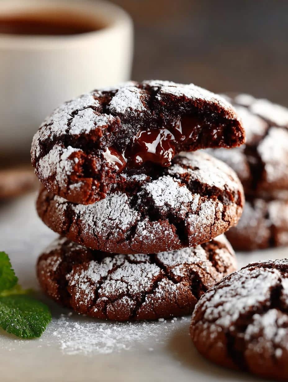 Delicious Gluten Free Chocolate Crinkle Cookies Made Easy - Gluten Free Chocolate Crinkle - main visual representation
