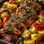 Hawaiian Chicken Sheet Pan