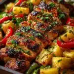 Hawaiian Chicken Sheet Pan