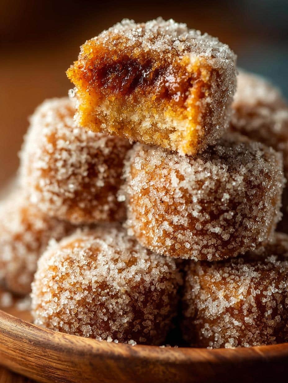 Healthy Baked Cinnamon Sugar Donut Holes Recipe - Healthy Baked Cinnamon Sugar - main visual representation