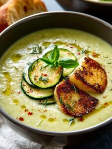 Indulge Creamy Zucchini Soup