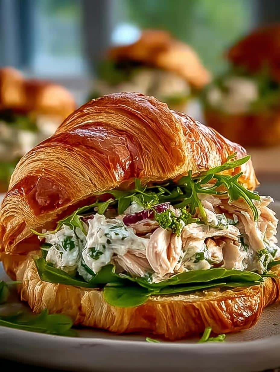 Irresistible Chicken Salad Croissant
