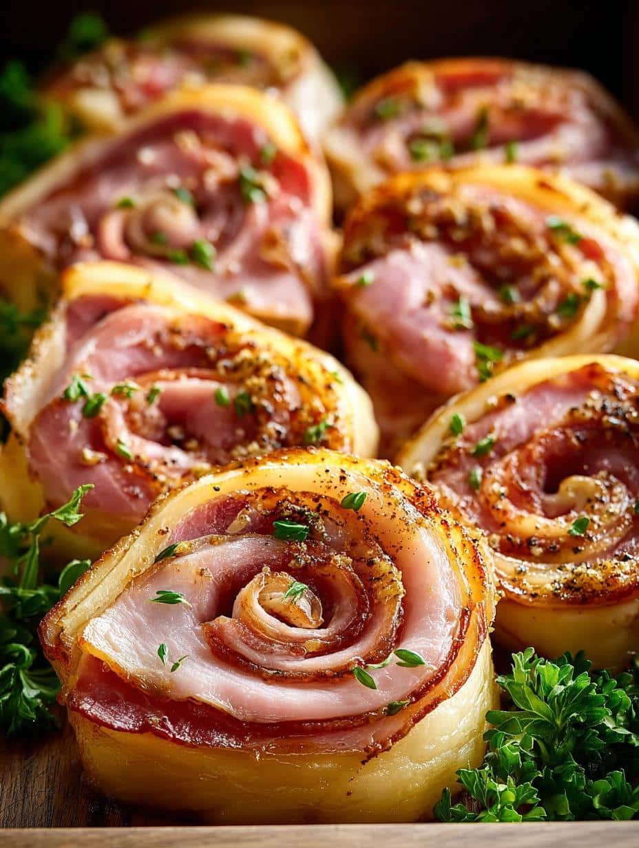 Irresistible Hot Ham Swiss Pinwheels to Savor Today - Irresistible Hot Ham Swiss - main visual representation
