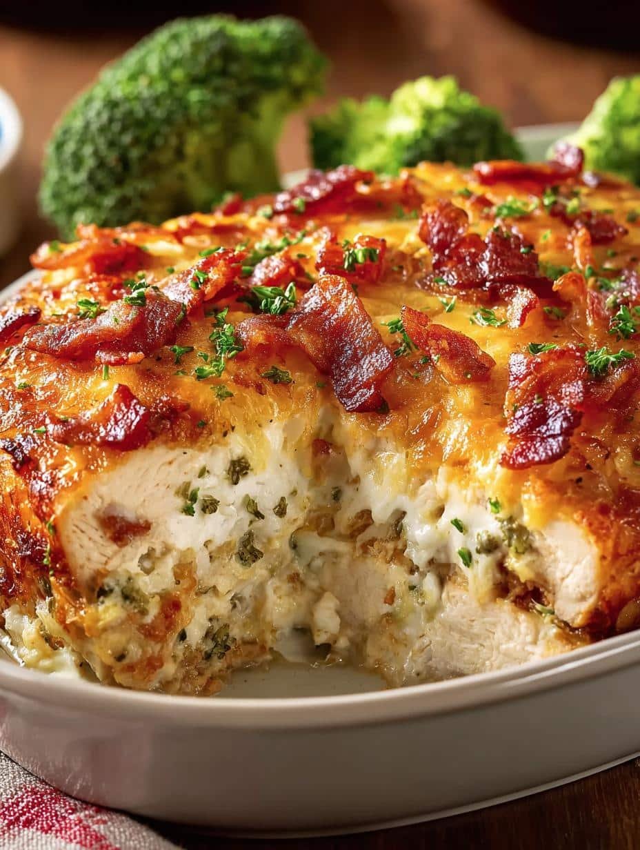 Keto Chicken Bacon Ranch Casserole: 40-Minute Delight - Keto Chicken Bacon Ranch - additional detail