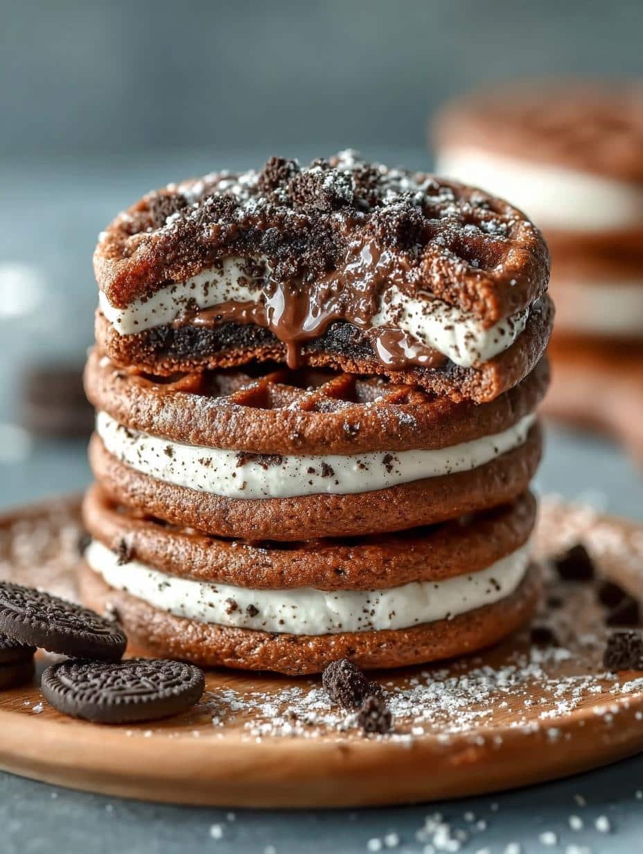 Keto Oreo Chaffles: 7 Irresistible Low-Carb Treats - Keto Oreo Chaffles - main visual representation