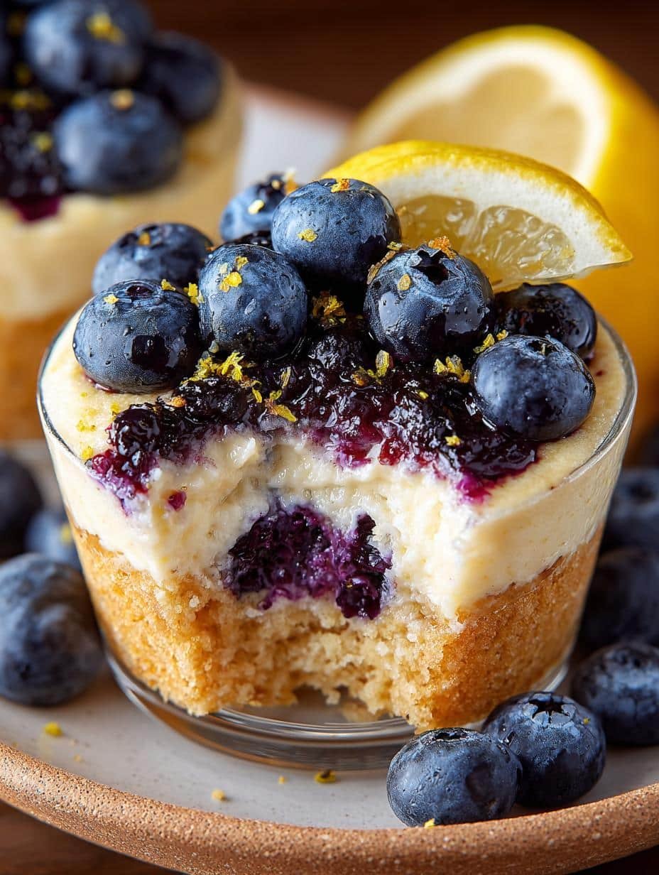 Lemon Blueberry Cottage Cheese Protein Bites for Energy - Lemon Blueberry Cottage Cheese - main visual representation
