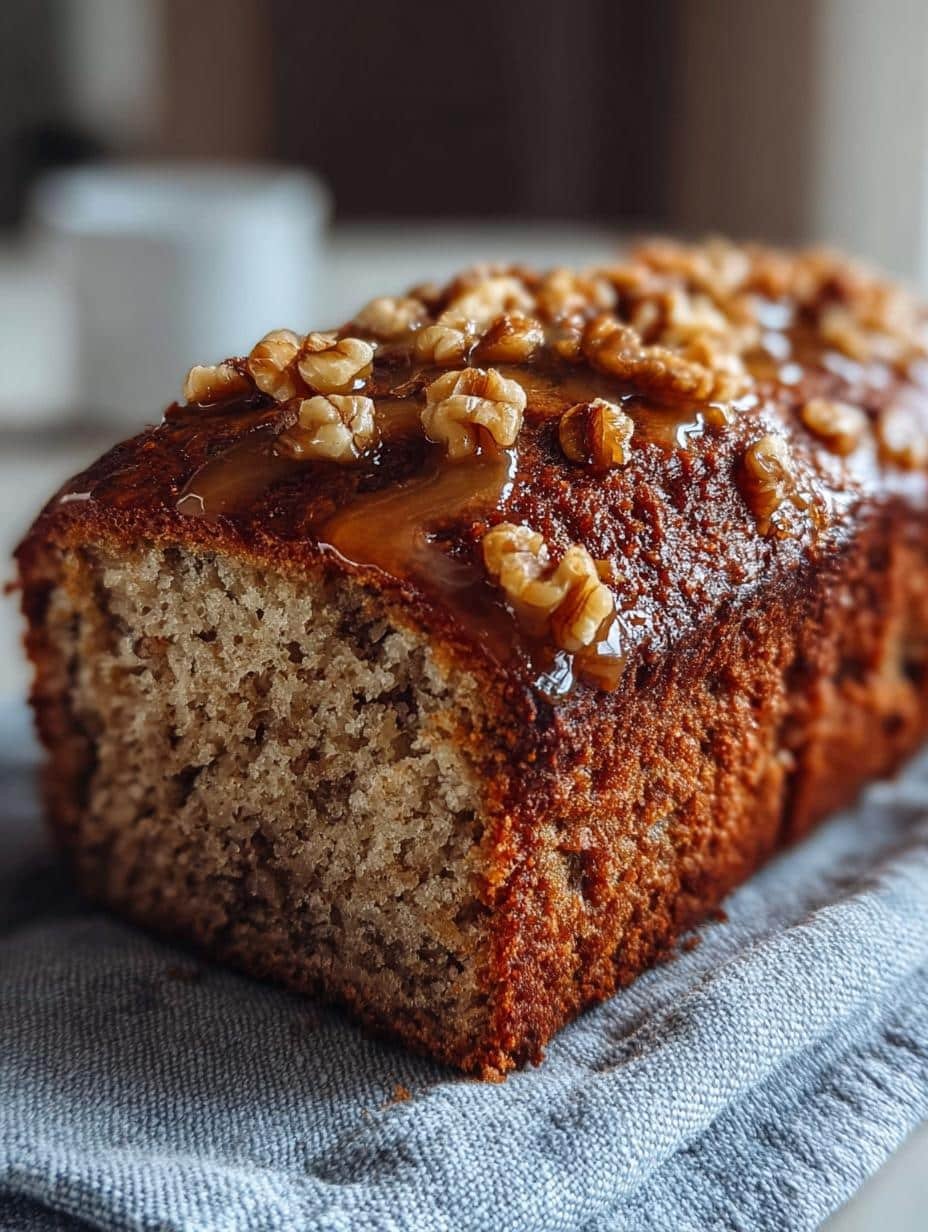 Irresistible Maple Walnut Banana Bread Recipe with Tips - Maple Walnut Banana Bread - additional detail