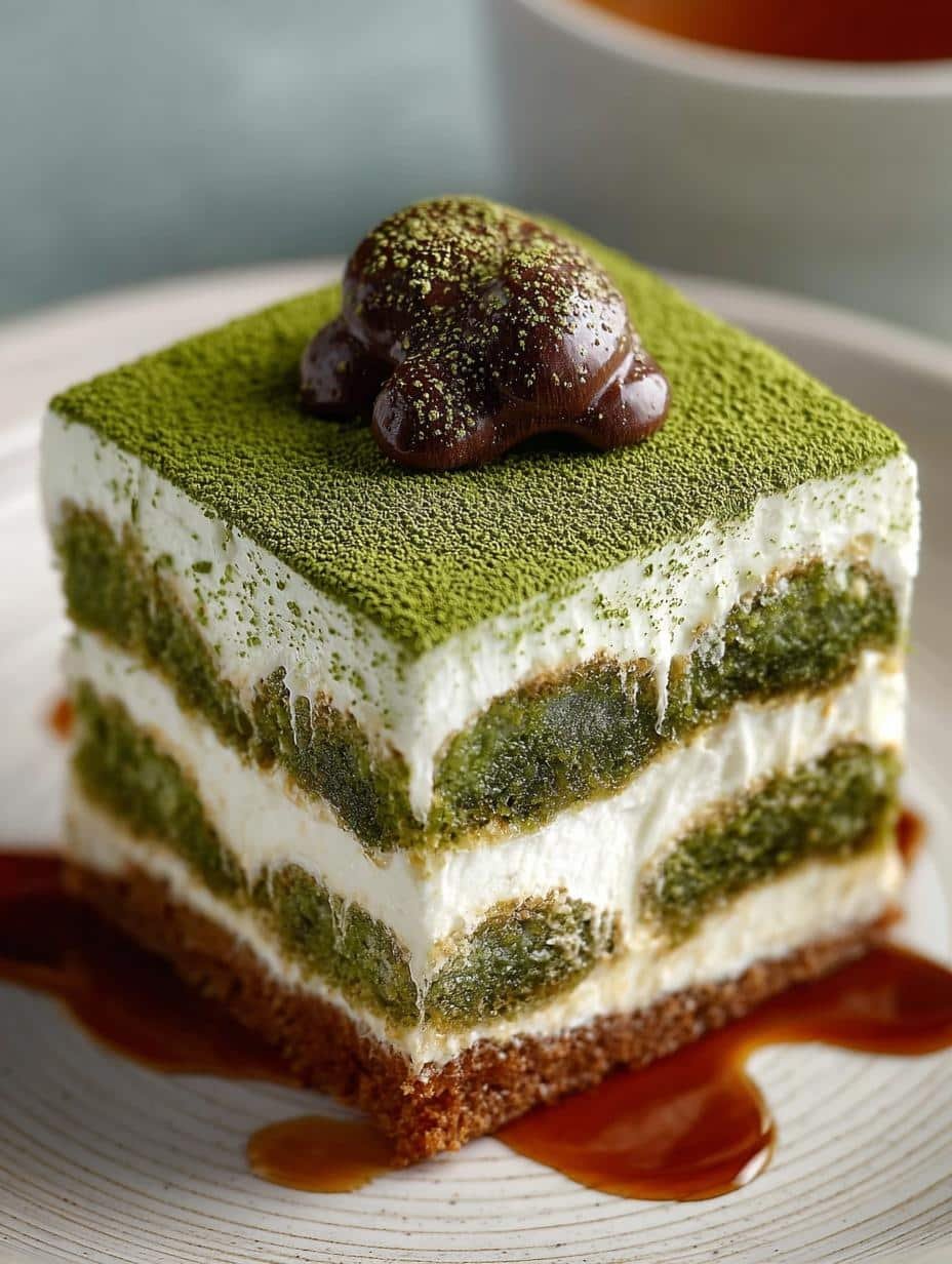 Matcha Tiramisu: 5 Layers of Delightful Fusion Dessert - Matcha Tiramisu - additional detail
