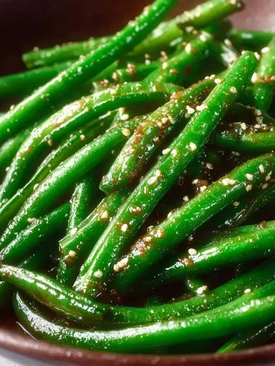Miso Green Beans