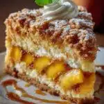Peach Cobbler Cake Just