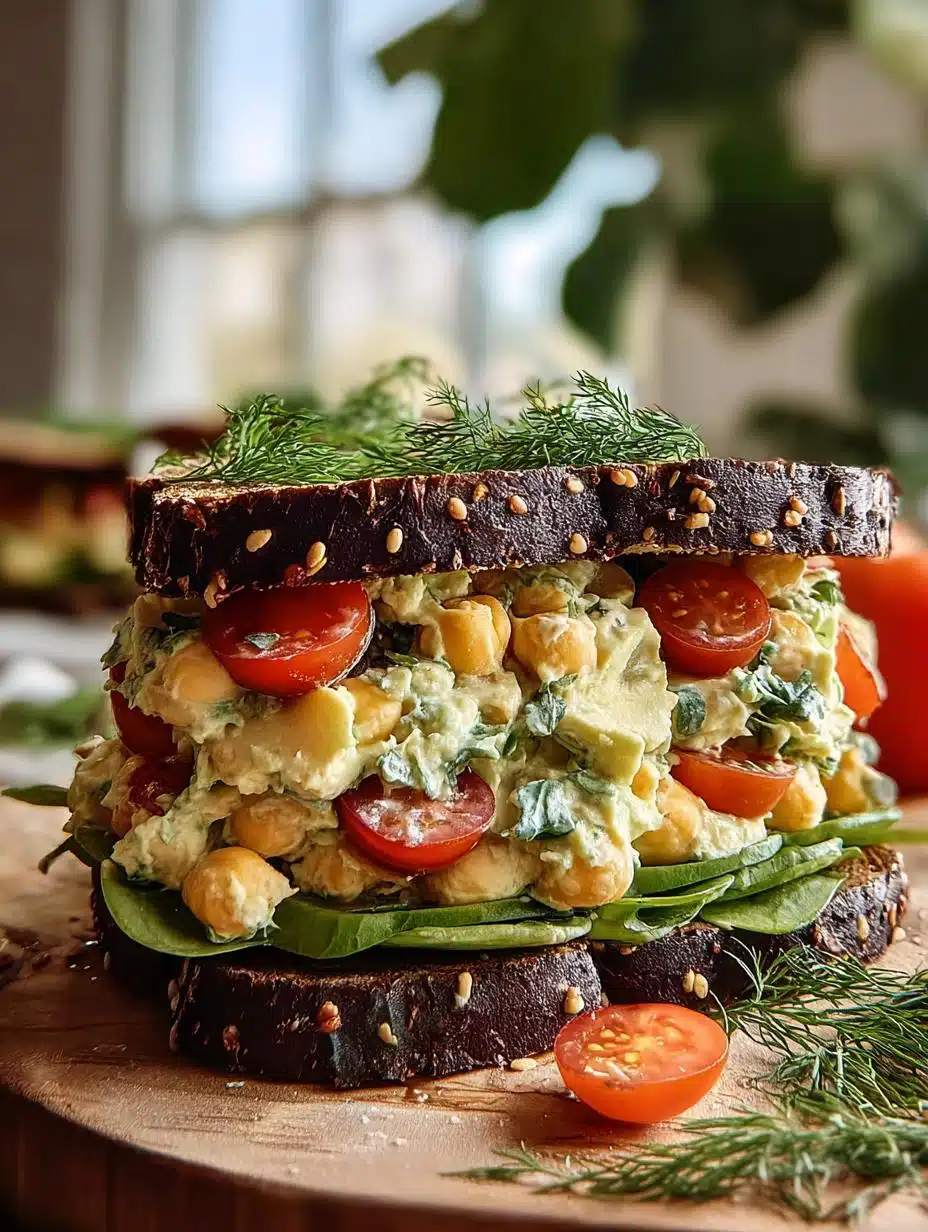 Smashed Chickpea Salad Sandwich: 5 Easy Variations to Try - Smashed Chickpea Salad Sandwich - additional detail