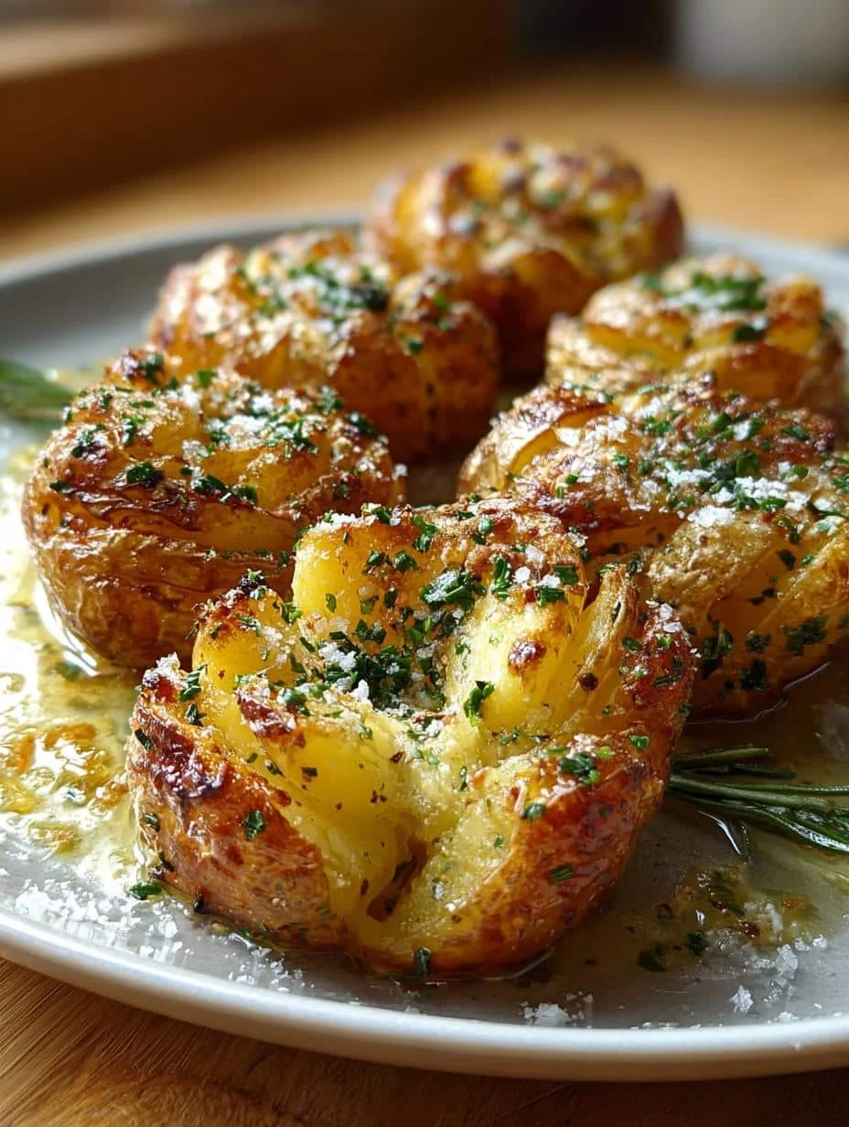 Crispy Smashed Potatoes with Herbs: 3 Steps to Perfection - Smashed Potatoes with Herbs - additional detail